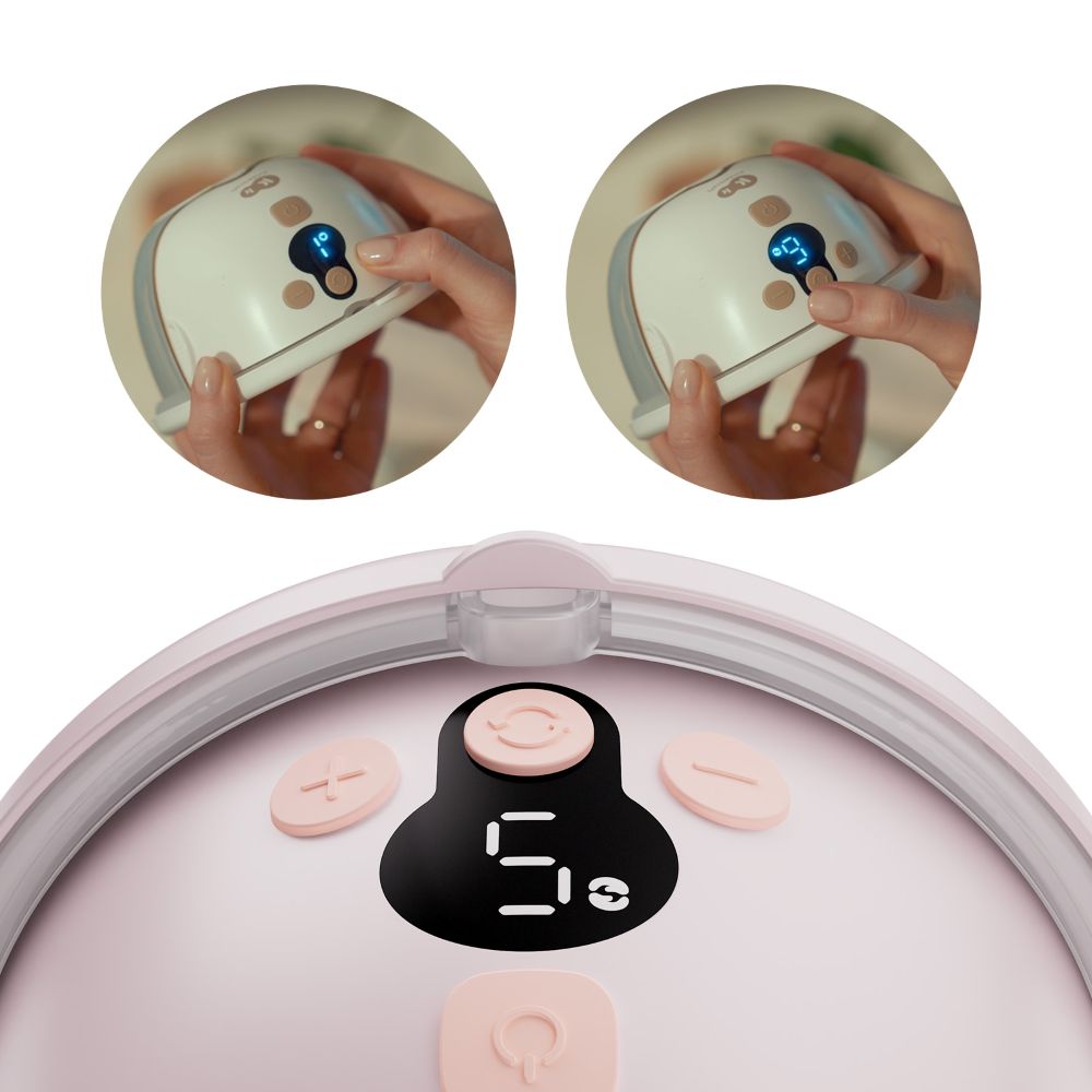 Kinderkraft Električna izdajalica MAMAFLOW, hands free, Pink