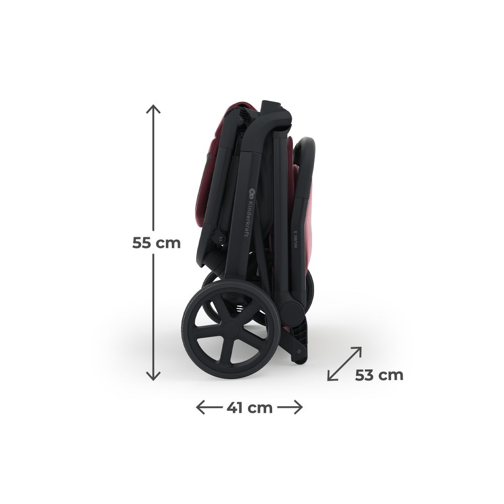 Kinderkraft sportska kolica Nubi 3, Dark Ruby