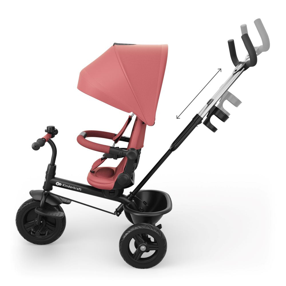 Kinderkraft Tricikl Aston 2 Plus, Pink
