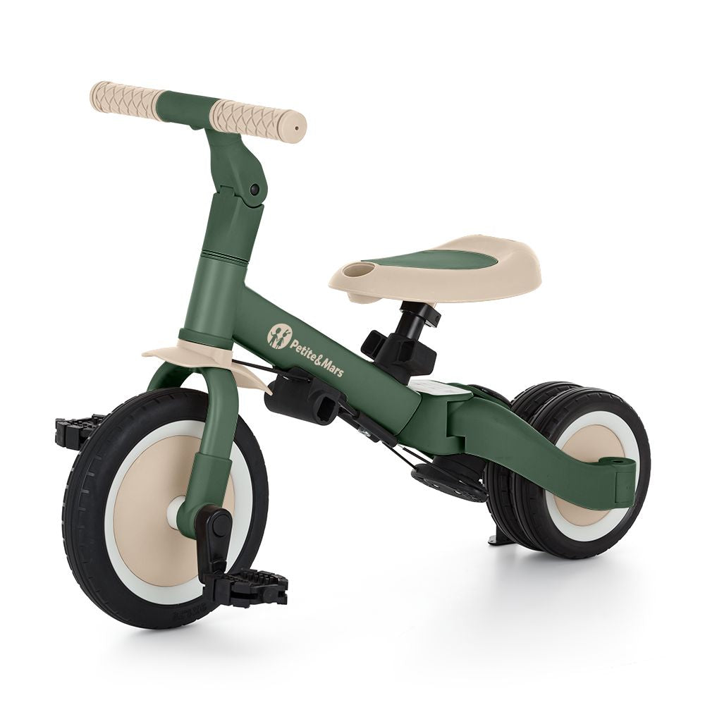 PETITE&MARS Tricikl Turbo Plus 5 u 1, Misty Green