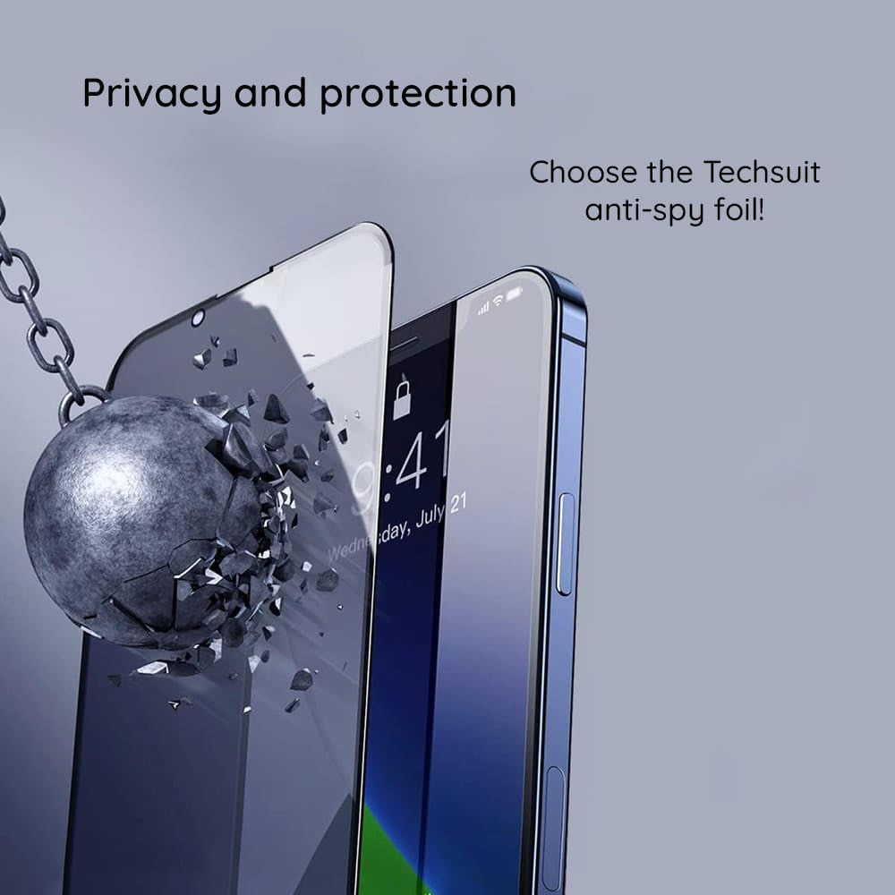 Techsuit – 111D kaljeno Privacy Full Glue staklo za Xiaomi Redmi Note 13 5G