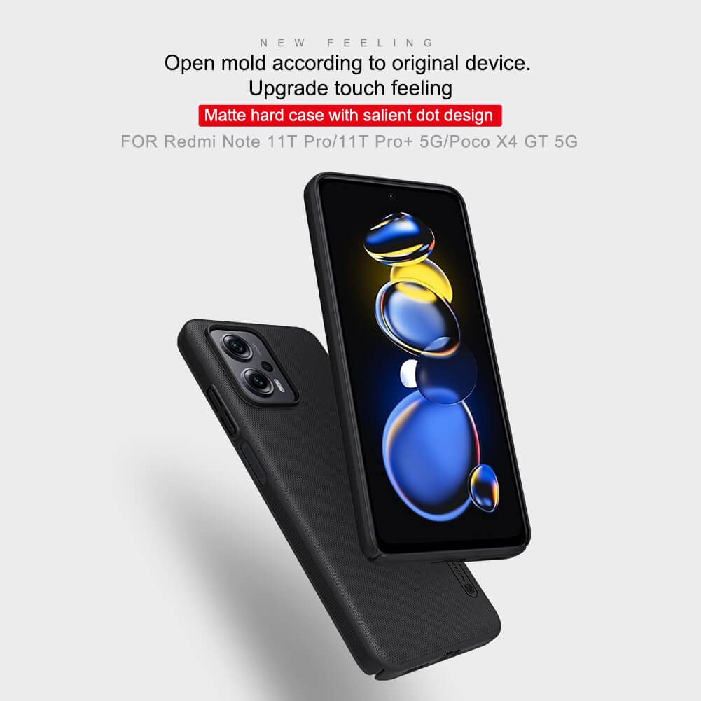 Nillkin - Super Frosted Shield - Xiaomi Poco X4 GT/ Redmi Note 11T Pro/ Redmi Note 11T Pro +