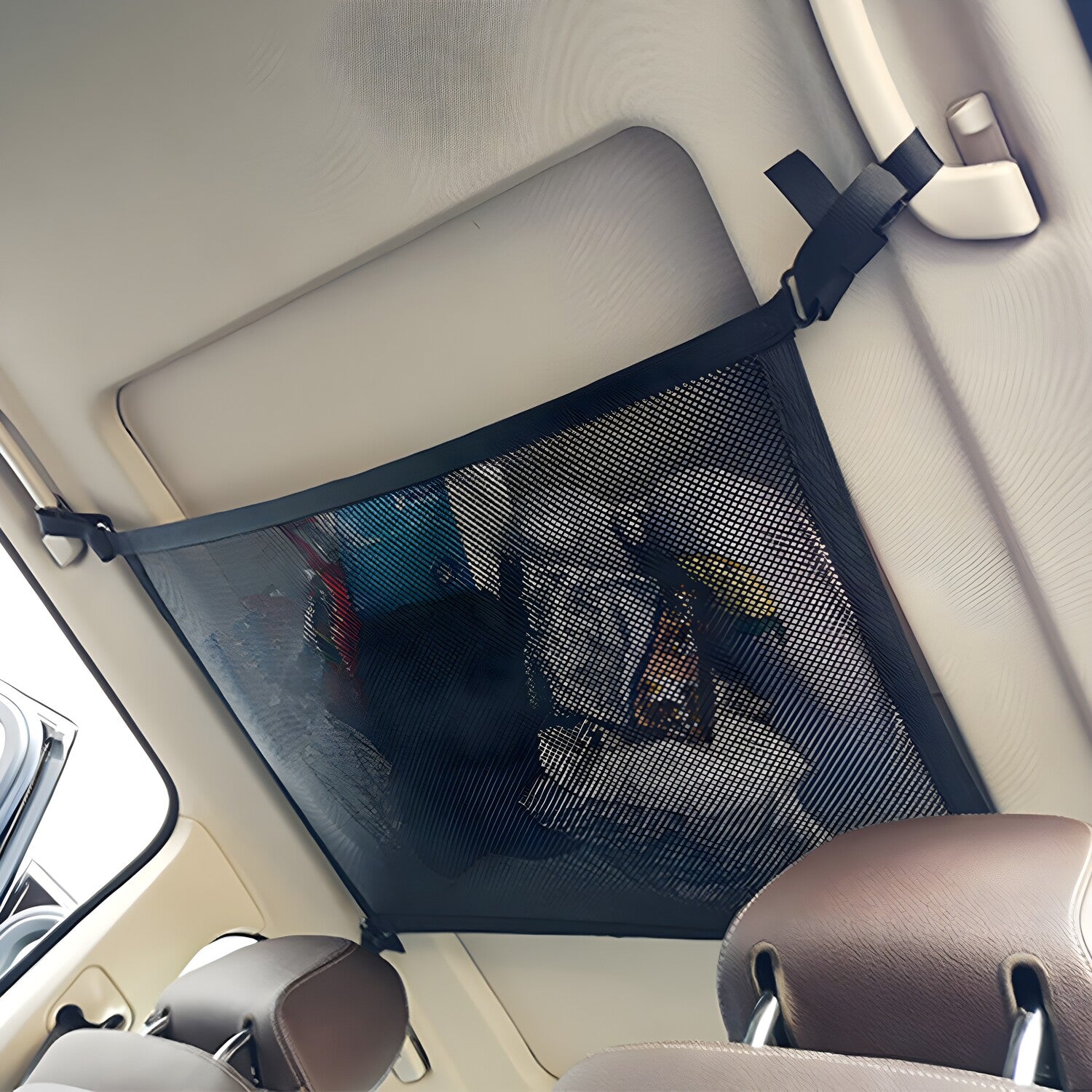 Organizator za auto – Mreža za strop automobila (78x53cm) – crna KP29216