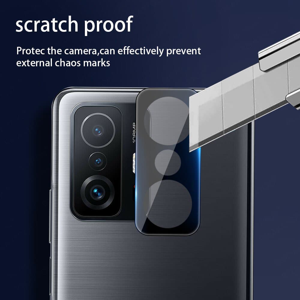 Mocolo - Silk HD PRO staklo za kameru - Xiaomi 11T / 11T Pro - crno