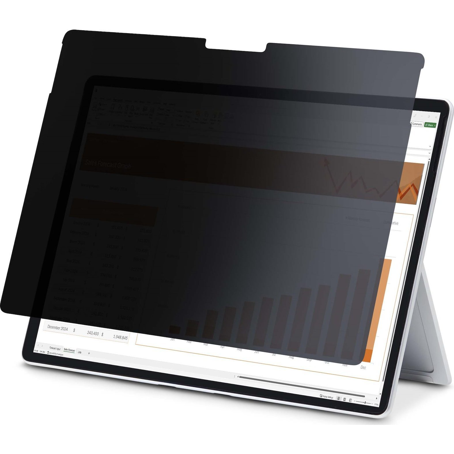 StarTech.com 123SP-PRIVACY-SCREEN filtar za zaštitu privatnosti zaslona 31,2 cm (12.3") Tablet Filtar za zaštitu privatnosti bez okvira