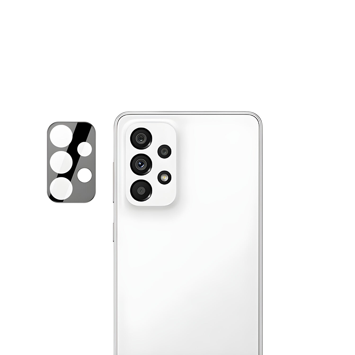 Techsuit zaštitno staklo za kameru za Samsung Galaxy A33 5G/Galaxy A53 5G/Galaxy A73 - Crna KP27058
