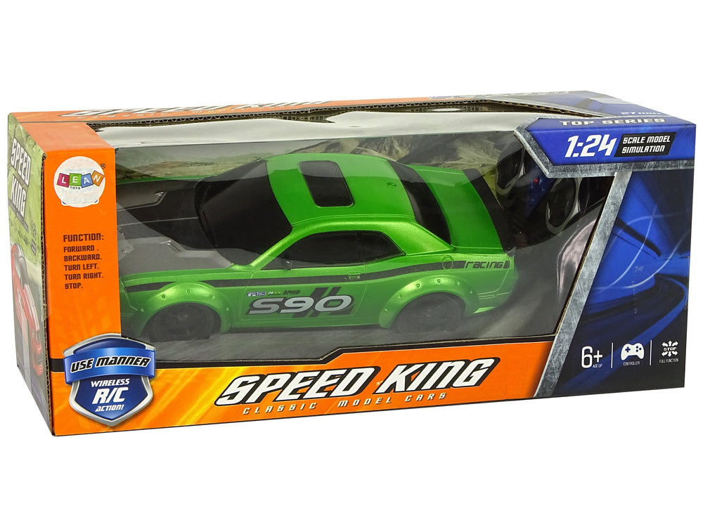 Auto na daljinsko upravljanje Classic 1:24 Racing - zeleni
