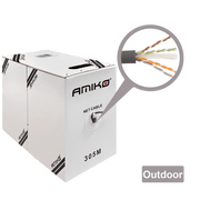 Amiko Mrežni FTP kabel, CAT5e, OutDoor, 305 met. - CAT5e FTP Outdoor 305m