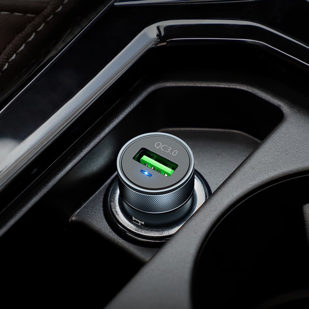 Hoco - Auto punjač Speed Up (Z32) - USB-A QC 3.0 18W 3A - crni