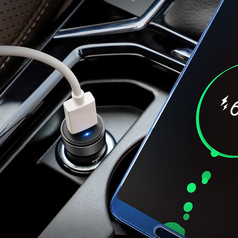 Hoco - Auto punjač Speed Up (Z32) - USB-A QC 3.0 18W 3A - crni