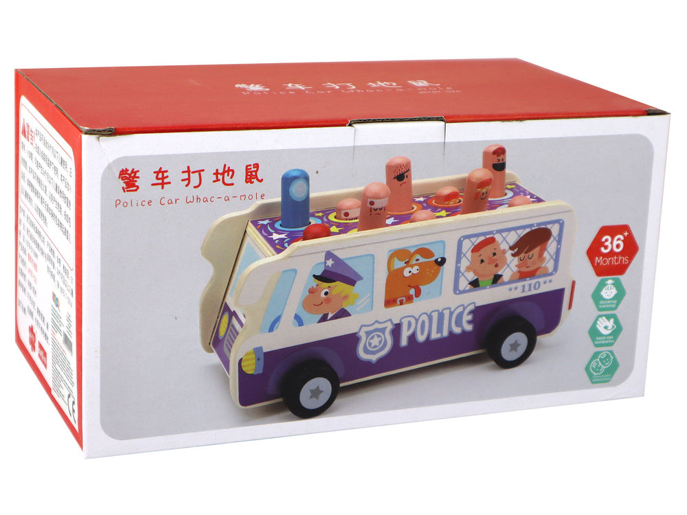 Drvena arkadna igra Dodgeball - policijski autobus