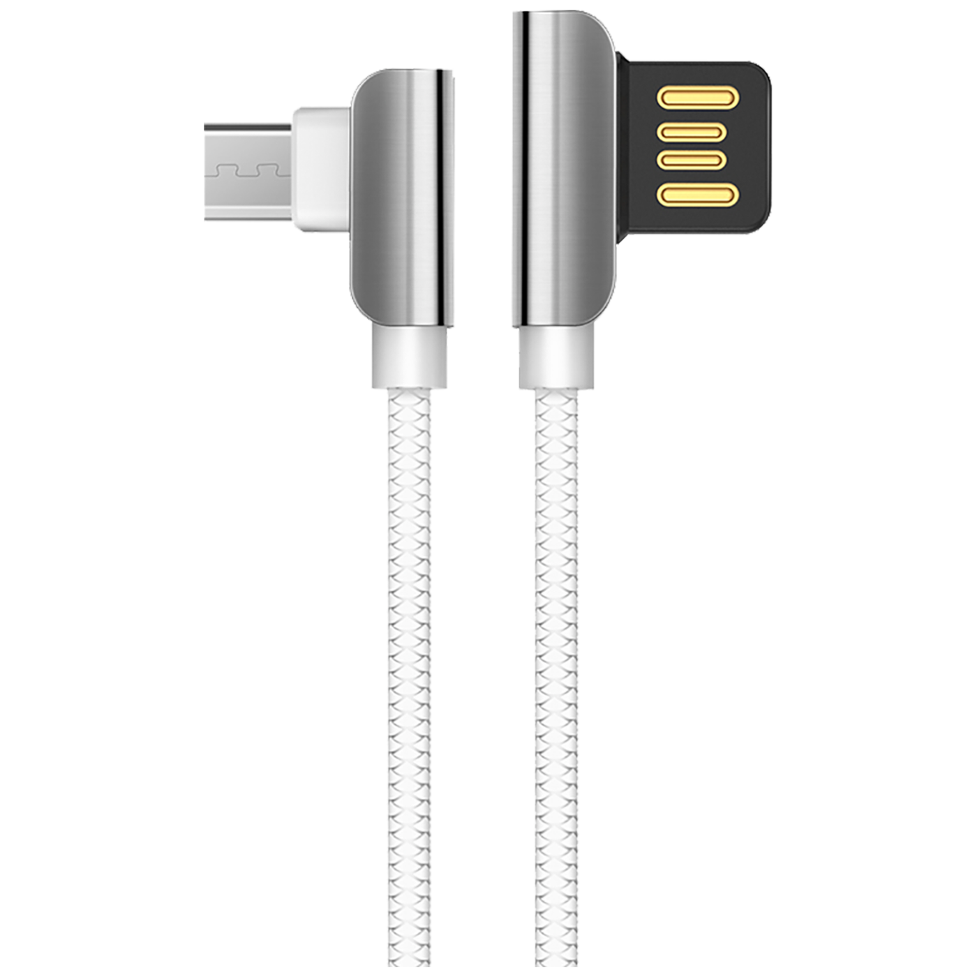 hoco. USB kabel za smartphone, micro USB, 1.2 met., 2.4 A, crna - U42 Exquisite steel, Micro USB, BK