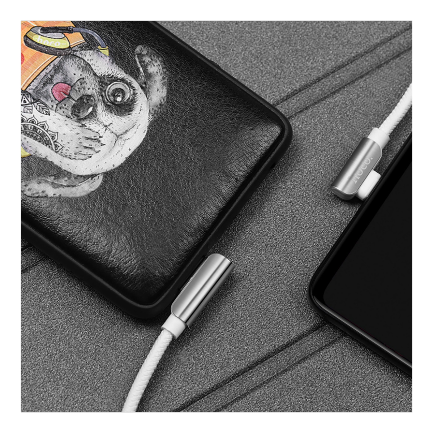 hoco. USB kabel za smartphone, micro USB, 1.2 met., 2.4 A, crna - U42 Exquisite steel, Micro USB, BK