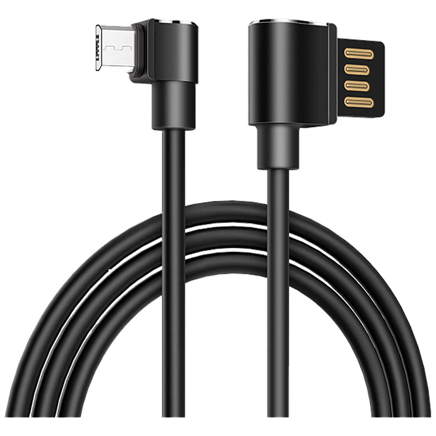 hoco. USB kabel za smartphone, micro USB, kutni 90°, 1.2 met,crna - U37 Long Roam, Micro USB , BK