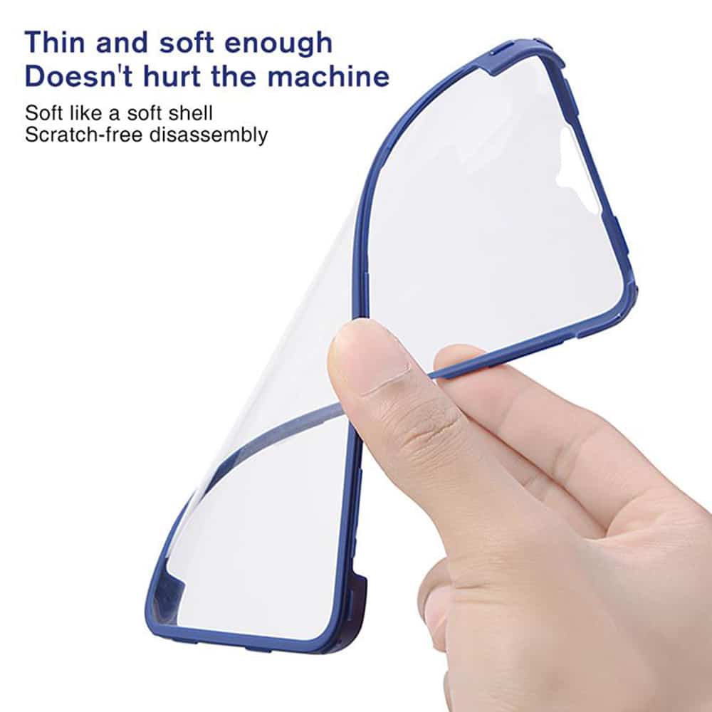Techsuit – ColorVerse 360 Series obostrana zaštitna maska za iPhone 14 Pro – crna