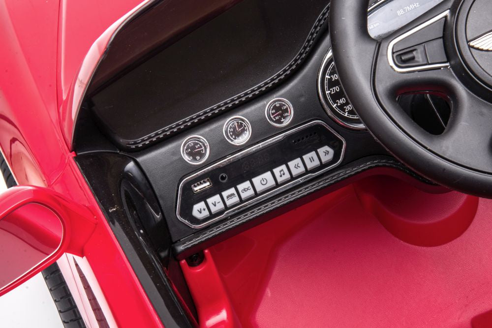 Licencirani auto na akumulator Bentley Mulsanne - crveni/lakirani