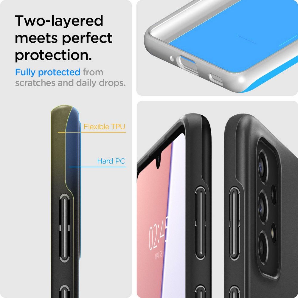 Spigen - Thin Fit za Samsung Galaxy A33 5G - crna