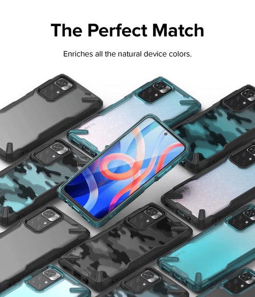 Ringke - Fusion X - Xiaomi Poco M4 Pro 5G - crna