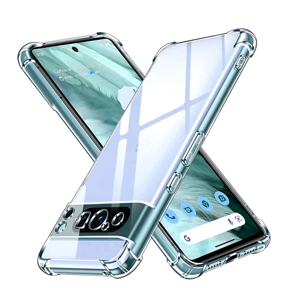 Techsuit Shockproof Clear Silicone prozirna maskica otporna na udarce za Google Pixel 9 Pro XL