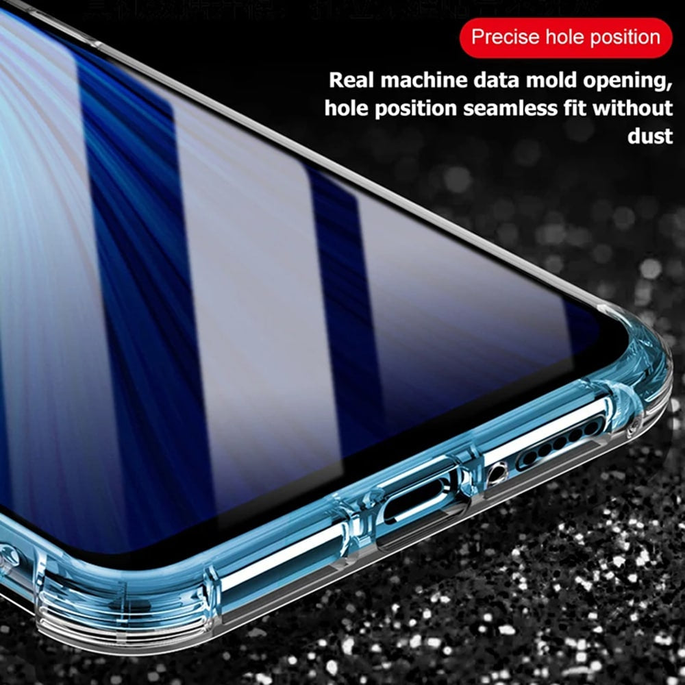 Techsuit Shockproof Clear Silicone prozirna maskica otporna na udarce za Honor 200 Lite