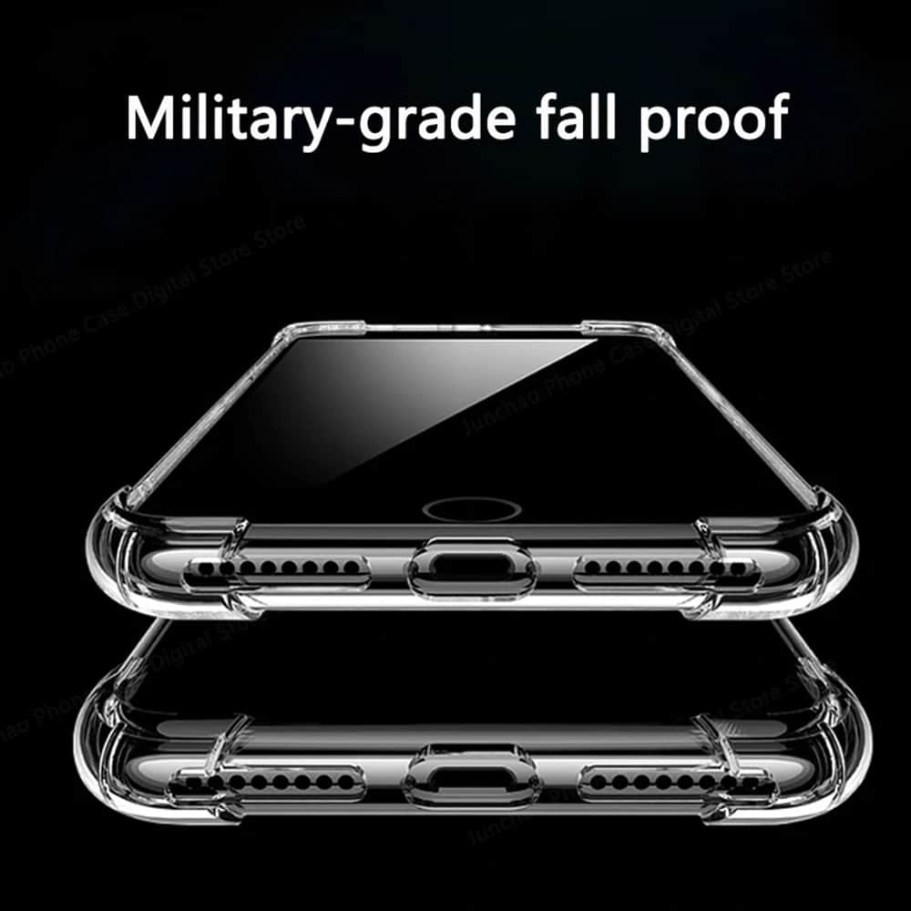 Techsuit Shockproof Clear Silicone prozirna maskica otporna na udarce za Honor 200 Lite