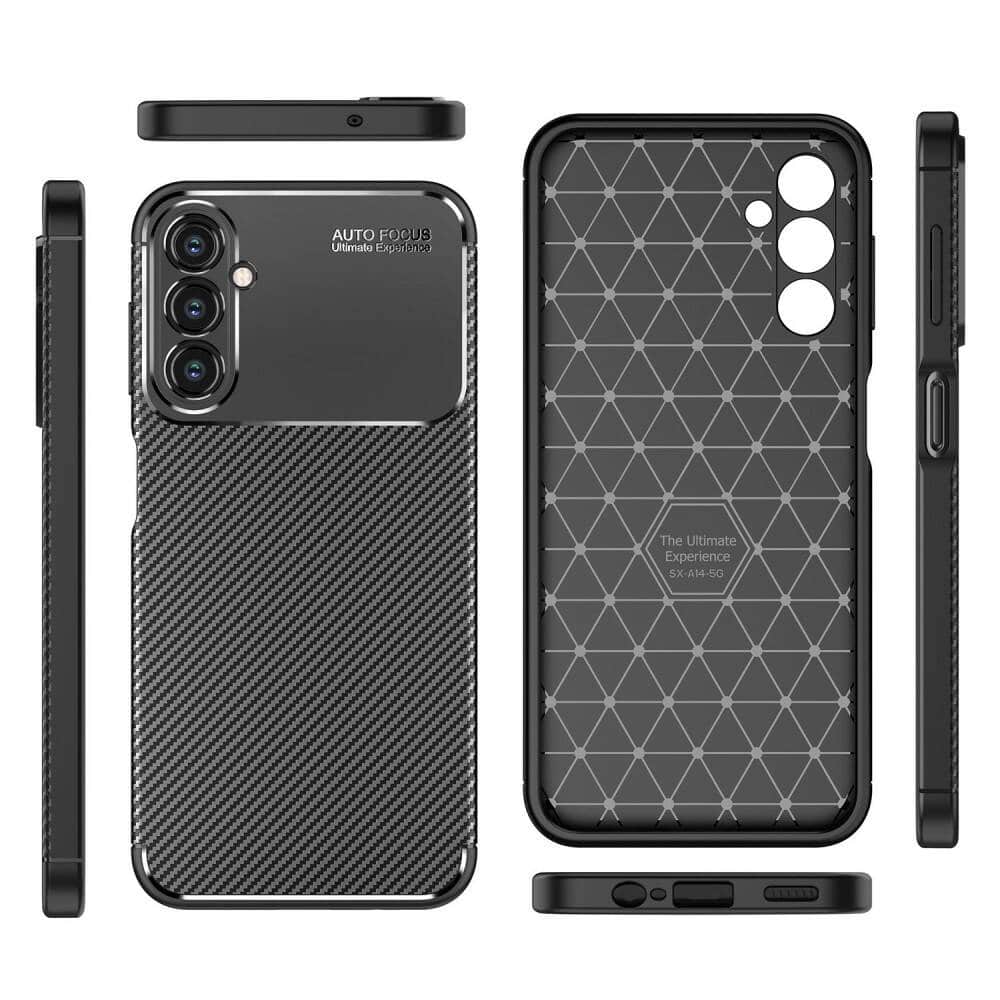 Techsuit – CarbonFiber maska za Samsung Galaxy A15 4G / A15 5G – crna