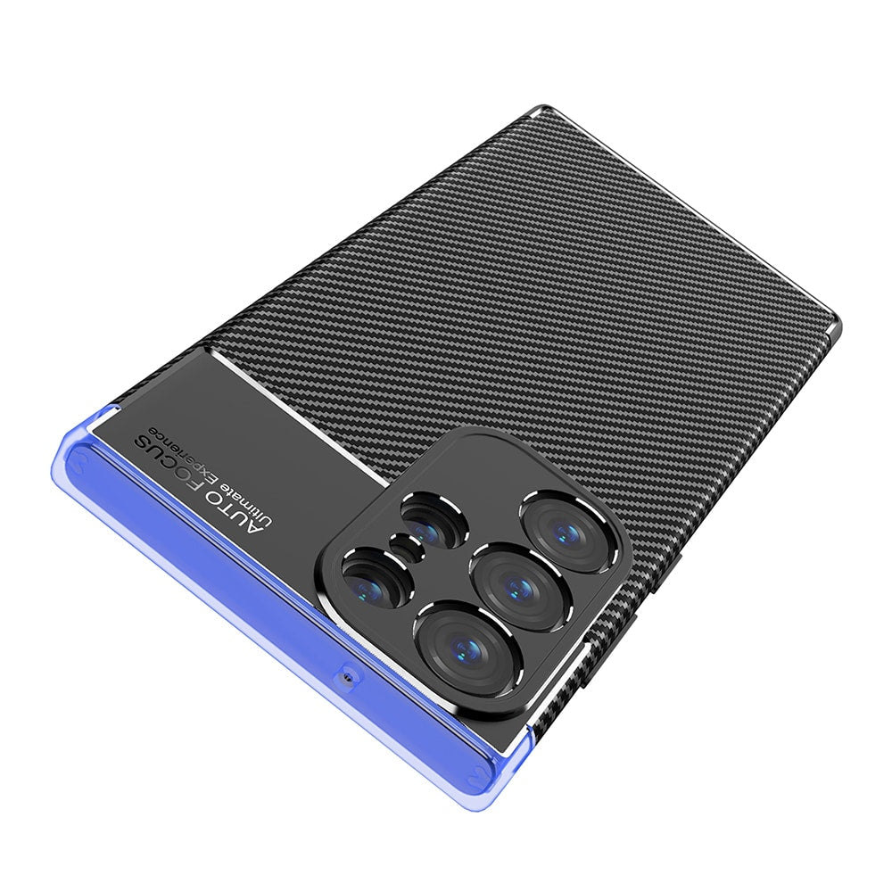 Techsuit – CarbonFiber maska za Samsung Galaxy S23 Ultra – crna