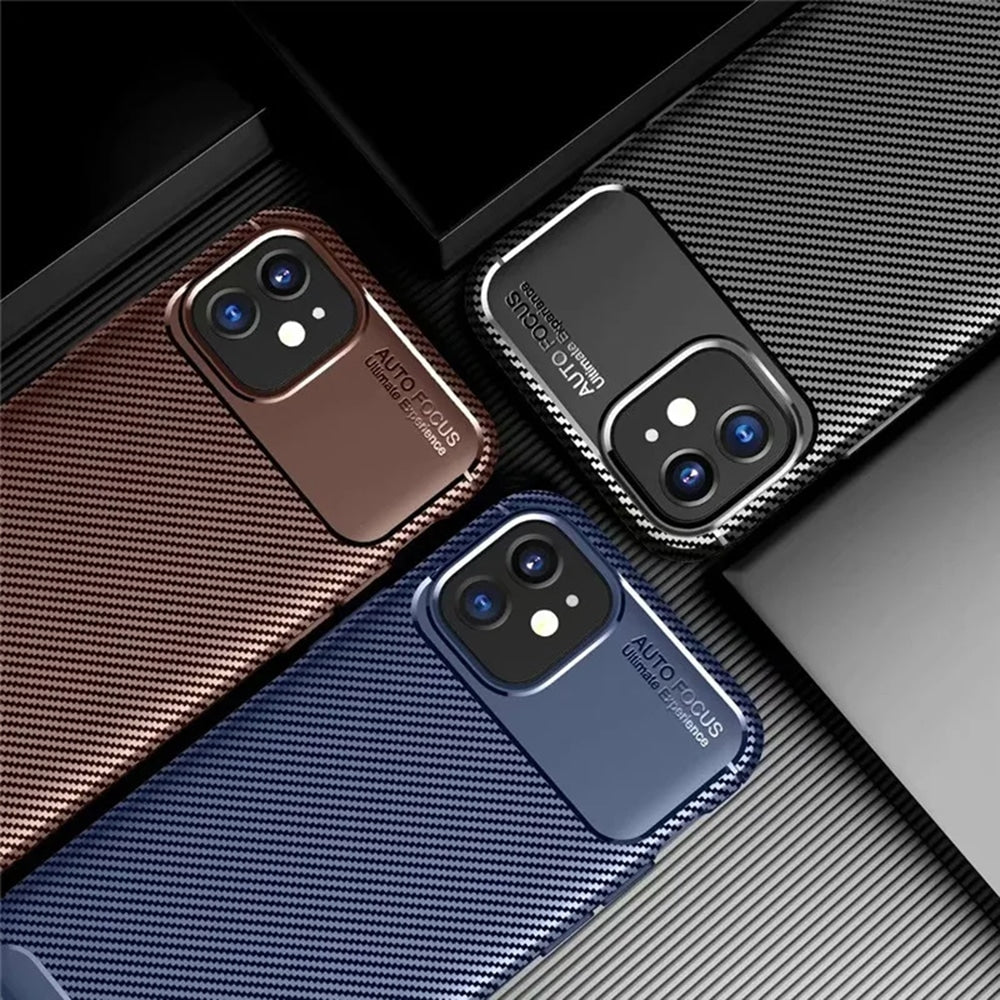 Techsuit – CarbonFiber maska za iPhone 11 – crna