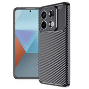 Techsuit – CarbonFiber maska za Xiaomi Redmi Note 13 Pro 5G / Poco X6 – crna