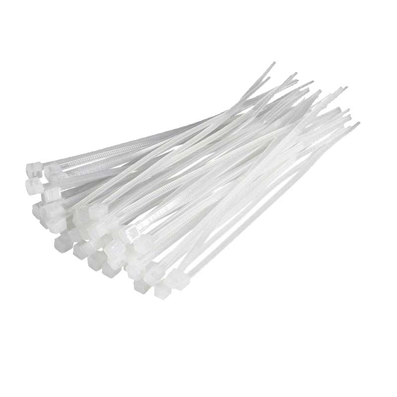 Vezice PVC bijele 3,5x200 100 komada