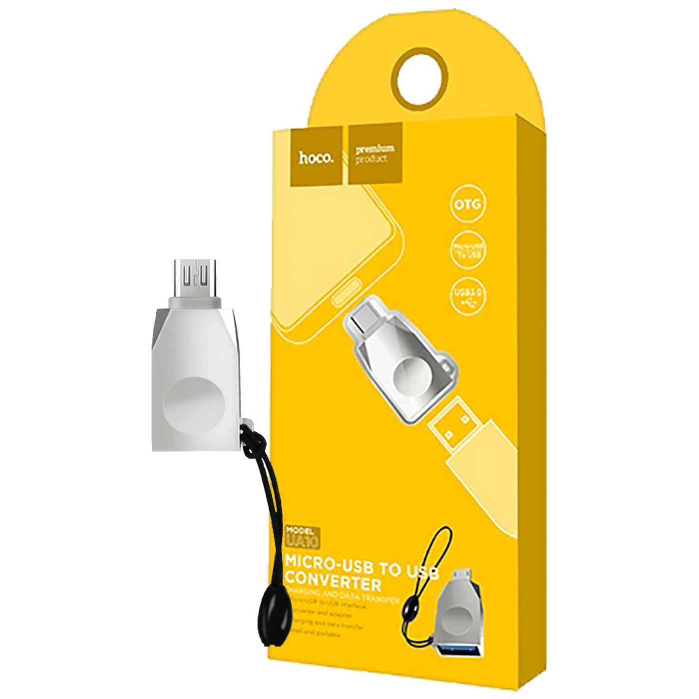 hoco. Adapter micro USB na USB, OTG - UA10 Micro-USB to USB