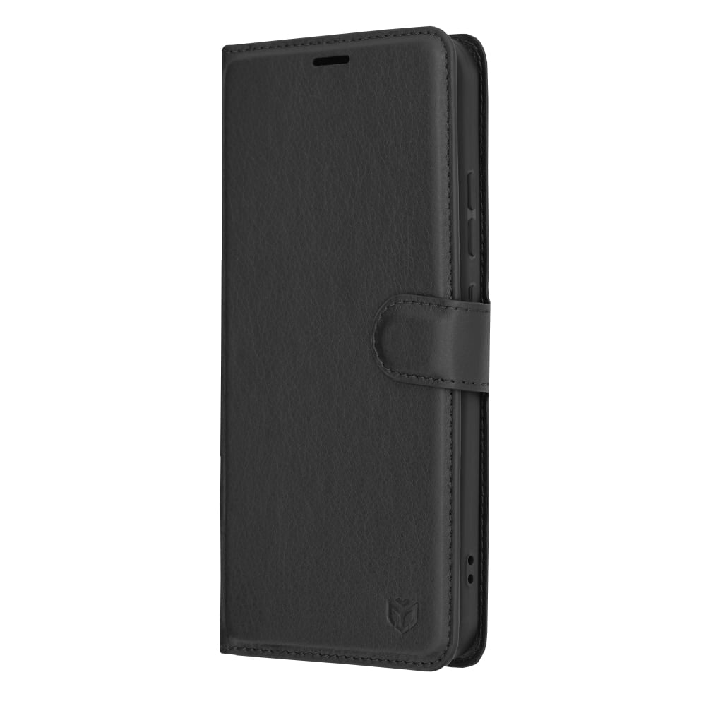Techsuit – Leather Folio preklopna wallet maska za Samsung Galaxy Xcover7 – crna