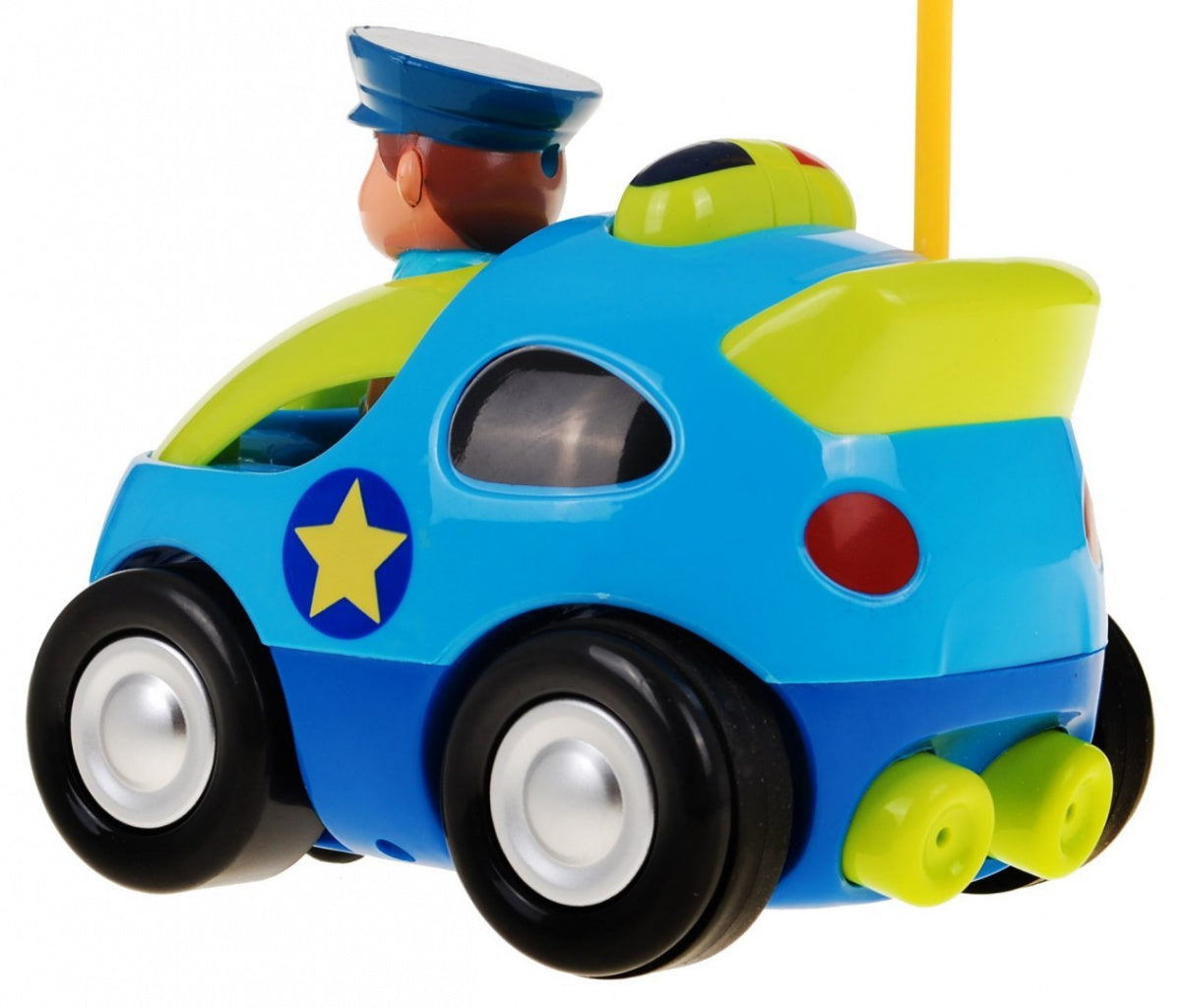 Mali policijski auto na daljinsko upravljanje - plavo/žuti