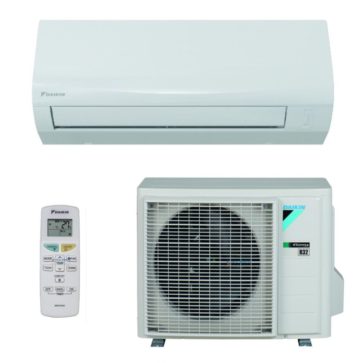 DAIKIN KLIMA UREĐAJ 5 kW - FTXF50F/RXF50F - Sensira, za prostor do 50m2, A++ energetska klasa, R-32