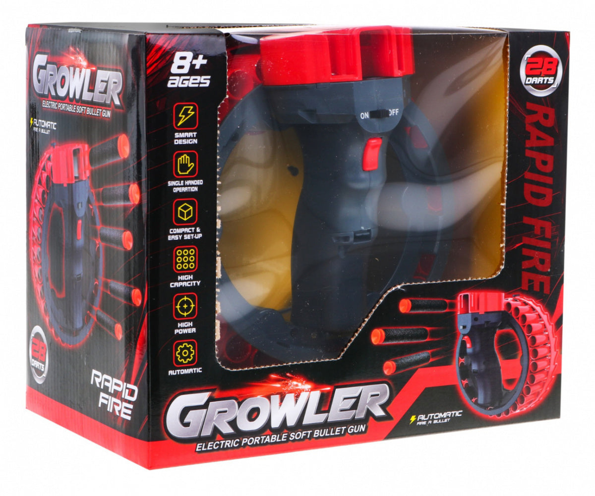 Kružni pištolj za igru GROWLER - crveni