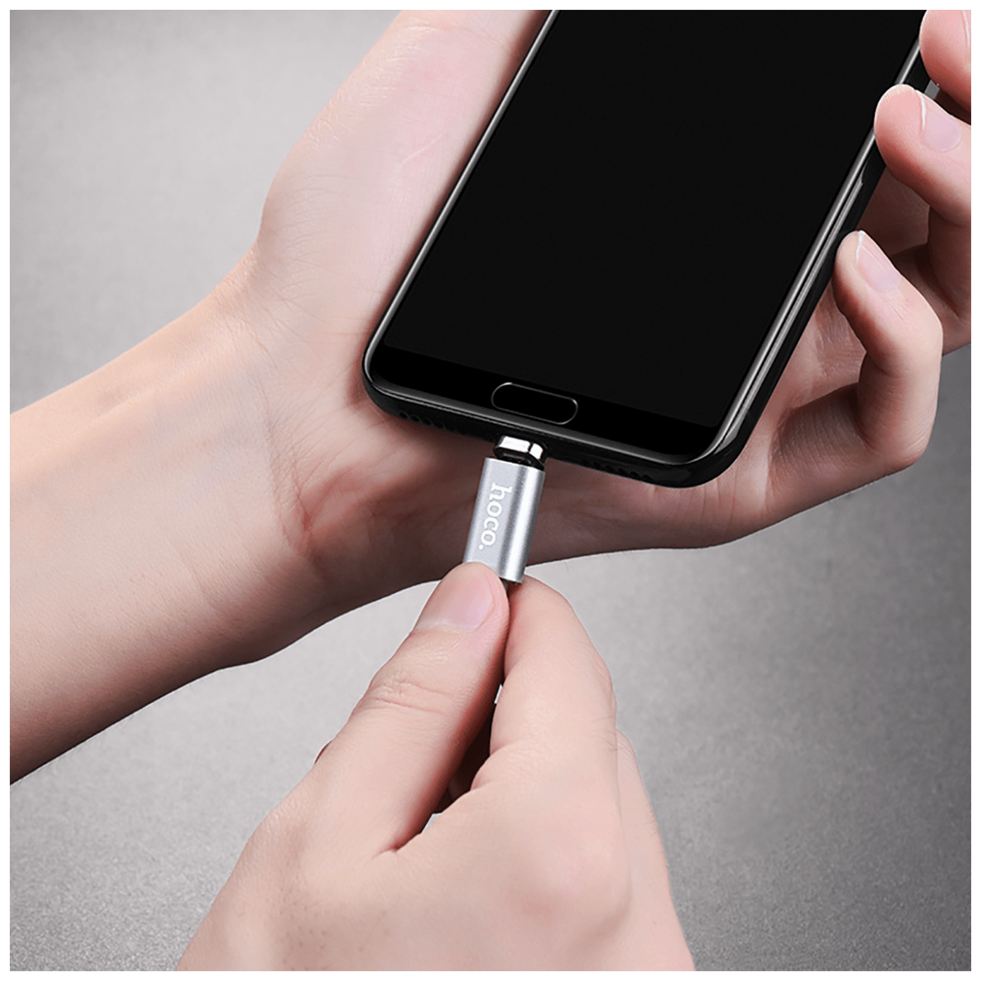 hoco. USB kabel za smartphone, metal magnetic, type C, 2.0 A - U40A Magnetic type C