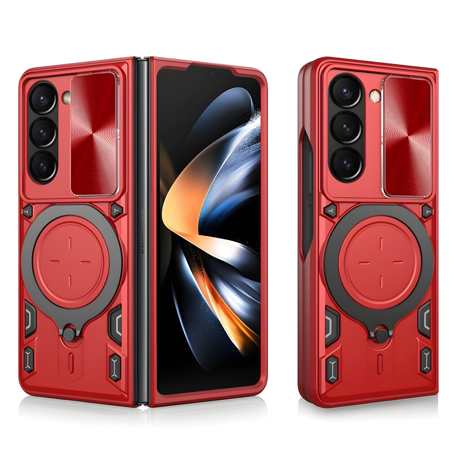 Techsuit zaštitna maska CamGuard za Samsung Galaxy Z Fold 6 - Crvena KP36688