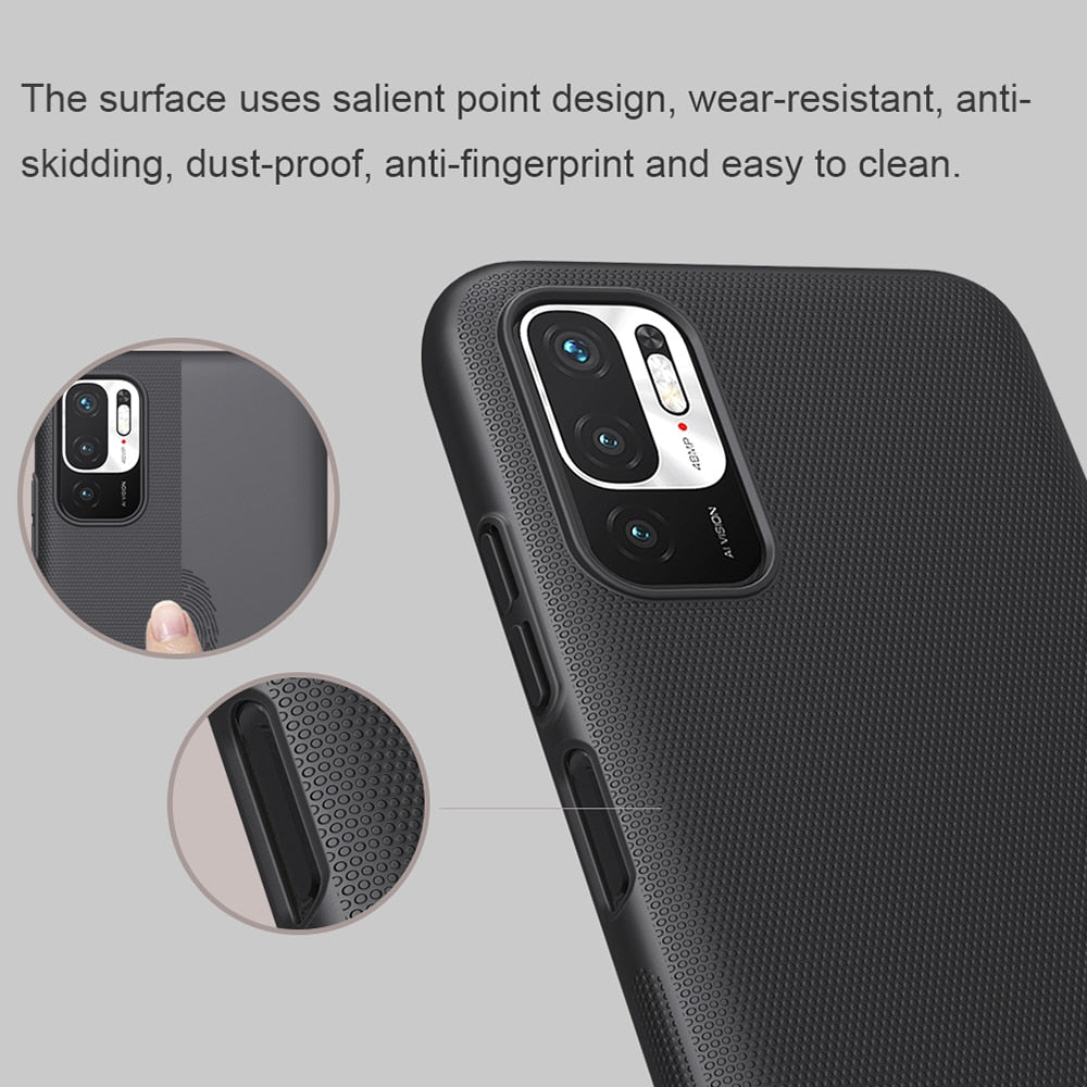 Nillkin - Super Frosted Shield - Xiaomi Redmi Note 10 5G / Poco M3 Pro 5G - crna