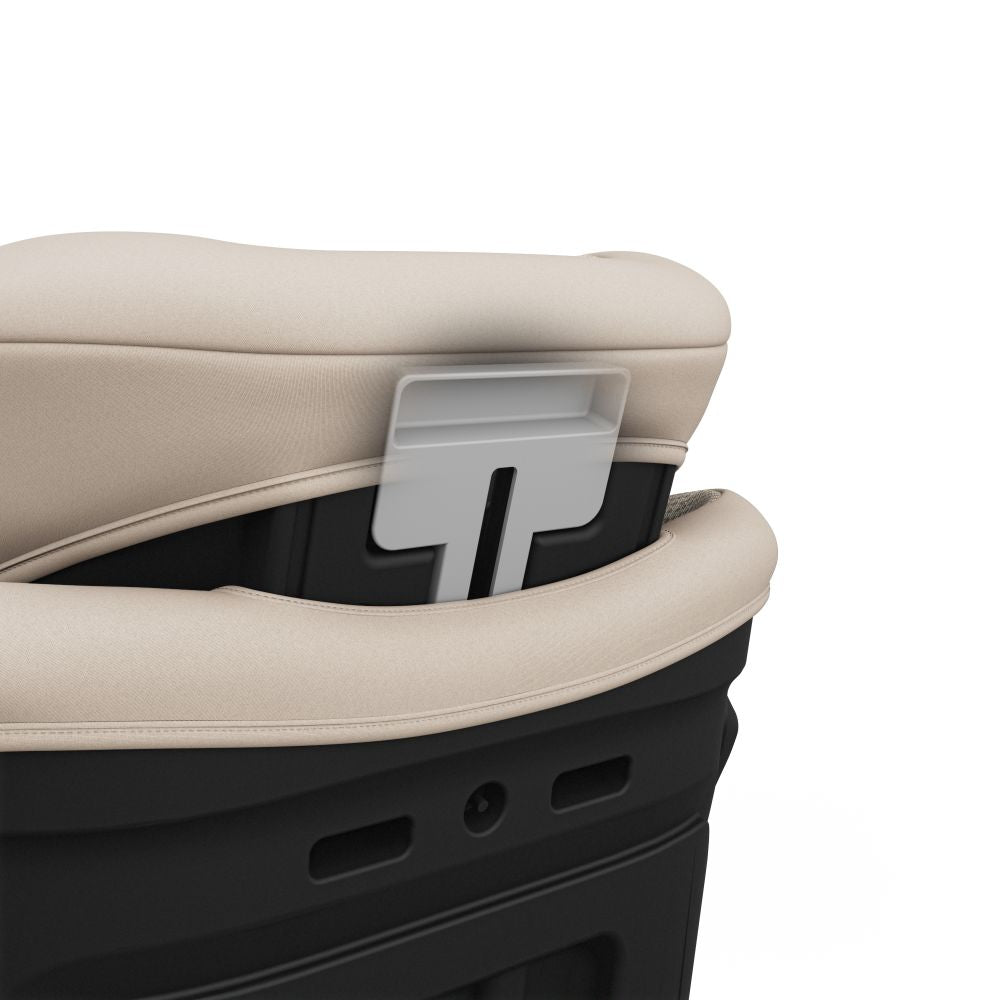 Kinderkraft autosjedalica Comfort Up 2 plus i-Size 9-36 kg (76-150 cm) bez Isofix-a, Beige