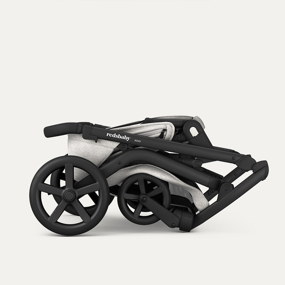 REDSBABY NUVO Twin dječja kolica 2u1 Gun Metal, Pebble M