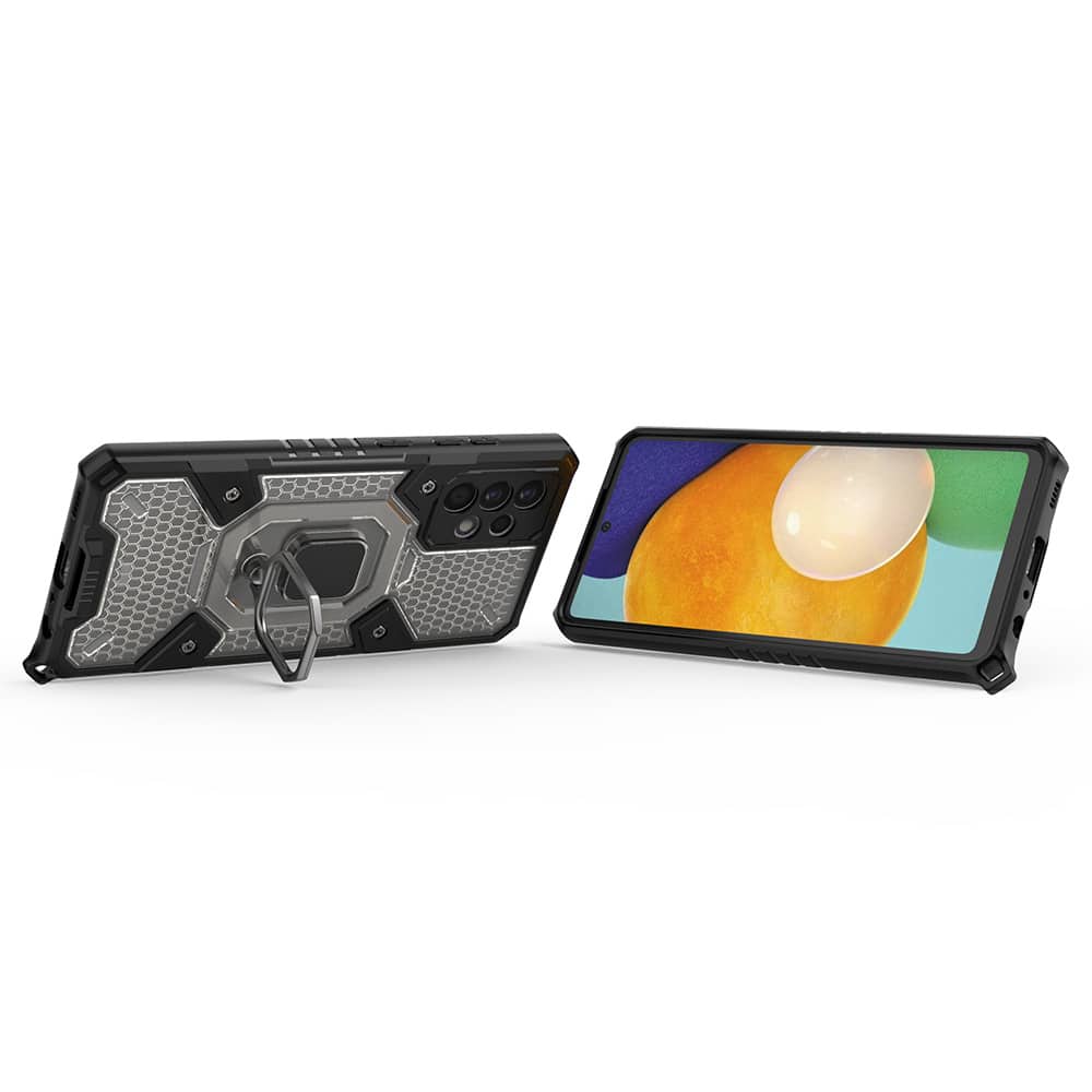 Techsuit - Honeycomb Armor maska za Samsung Galaxy A52 4G / A52 5G / A52s 5G - crna