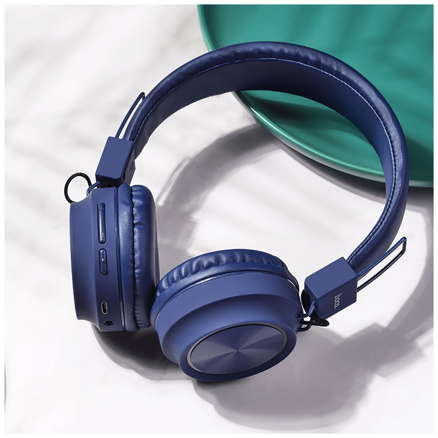 hoco. Slušalice bežične/žične, Bluetooth, 8h rada, mikrofon - W25 Promise Crne