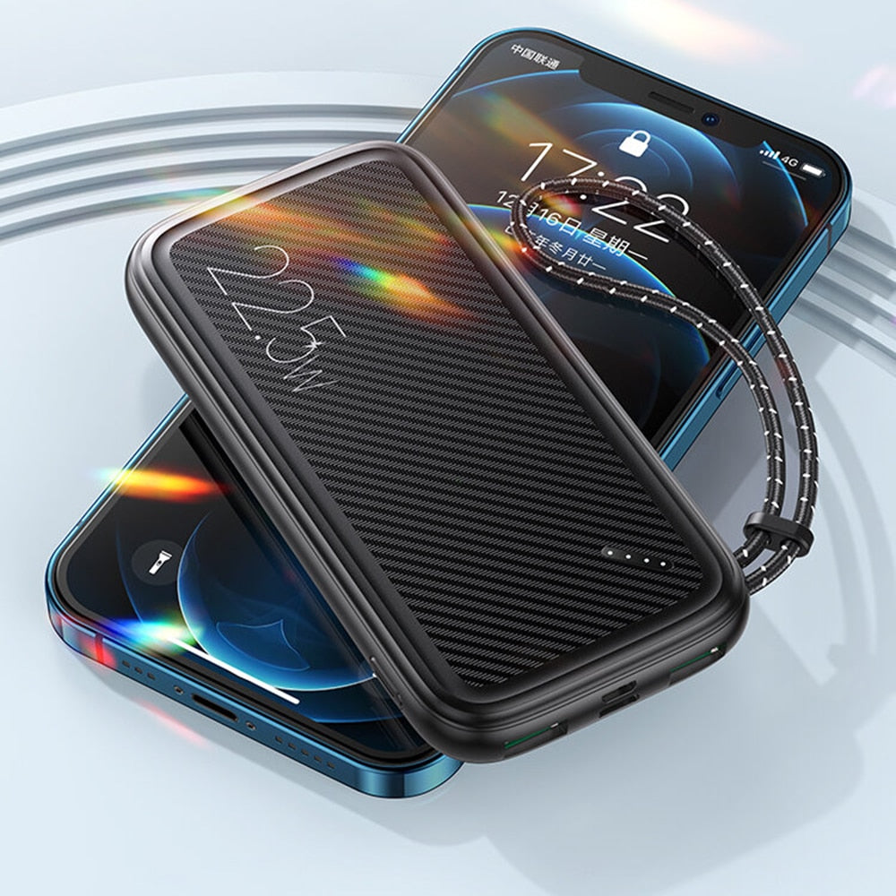USAMS - Power Bank PB56 (US-CD151) - Dual USB, Quick Charge 3.0, PD 3.0, 10000mAh - crna