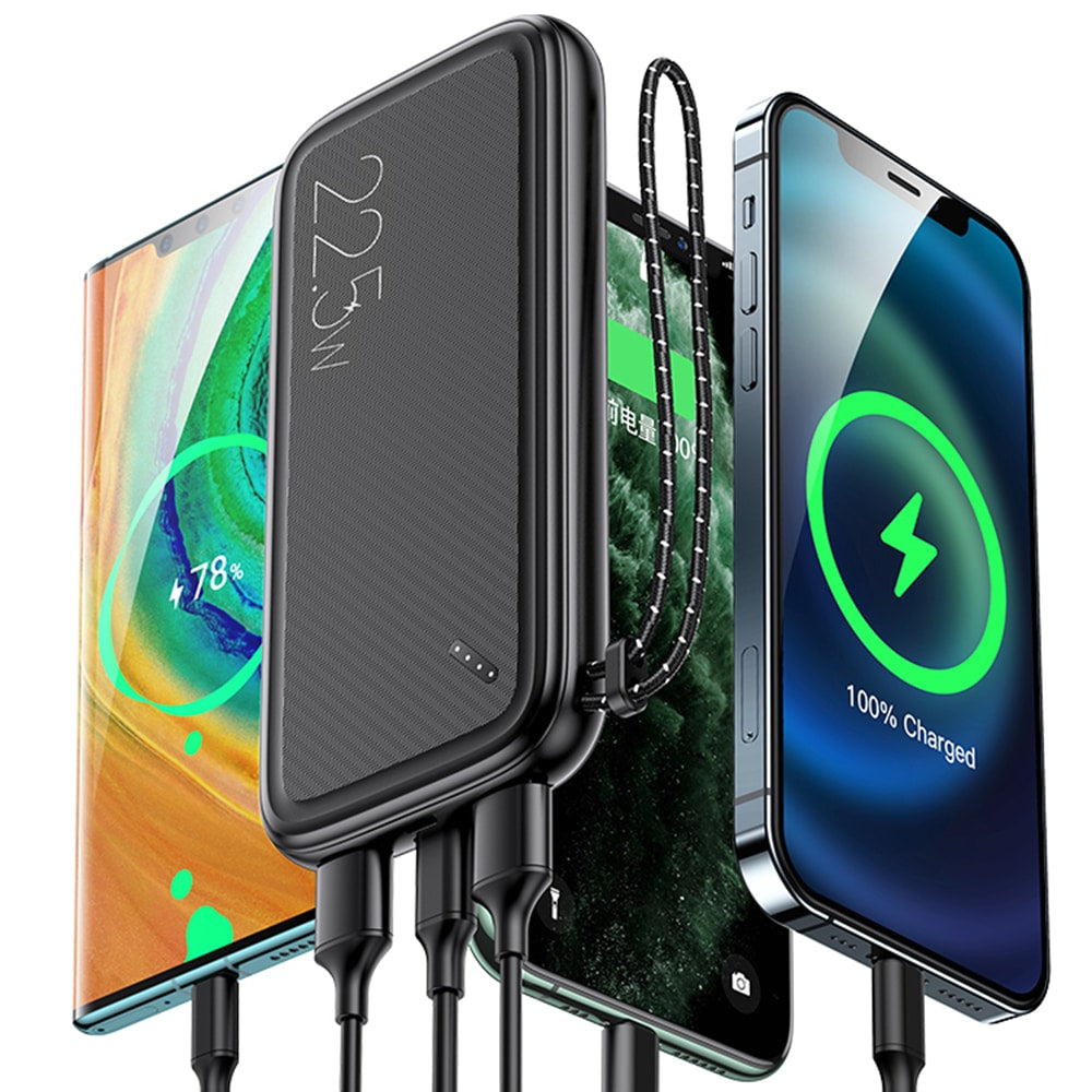 USAMS - Power Bank PB56 (US-CD151) - Dual USB, Quick Charge 3.0, PD 3.0, 10000mAh - crna
