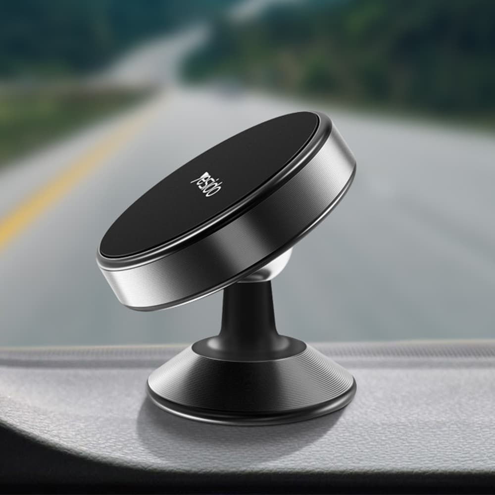 Yesido - Auto držač (C56) - Gravity Grip, kut rotacije 360°, za kontrolnu ploču - crna