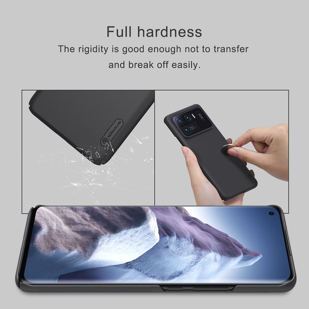 Nillkin Super Frosted Shield Pro izdržljiva maska za Xiaomi Mi 11 Ultra - crna