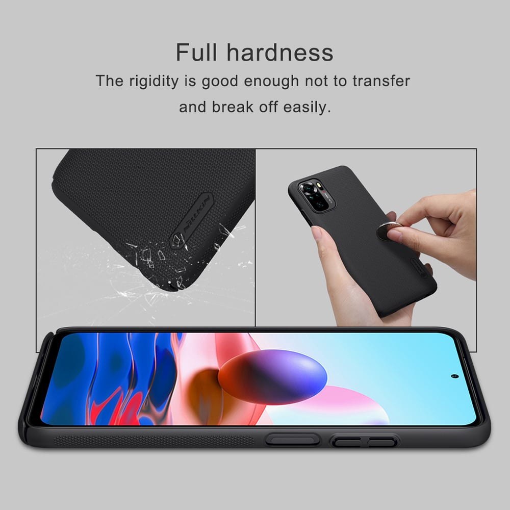 Nillkin - Super Frosted Shield - Xiaomi Redmi Note 10 4G / Note 10S / Poco M5s - crna