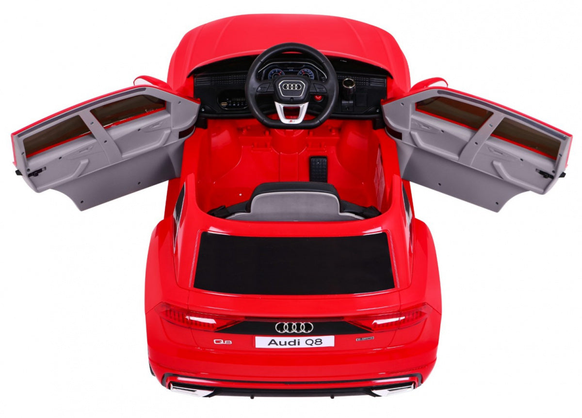 Licencirani auto na akumulator Audi Q8 LIFT - Crveni