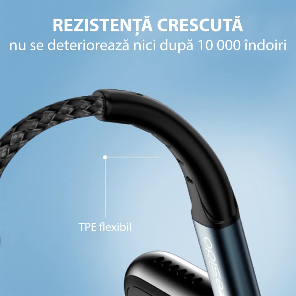 Yesido - Podatkovni kabel (CA-62) - USB na Lightning, 2,4 A, 1,2 m - crni
