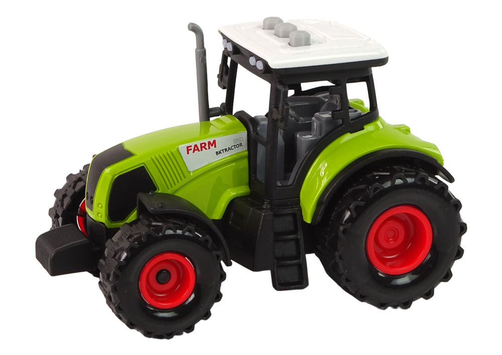 Set za igru poljoprivredni traktor + 2 poljoprivredna stroja